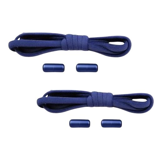 Packx2 Cordones o Pasadores Elasticos Color Navy - Capsula Navy