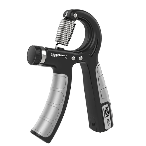 Ejercitador de mano (Hand Grip) con pantalla digital PROIRON - Negro y Gris