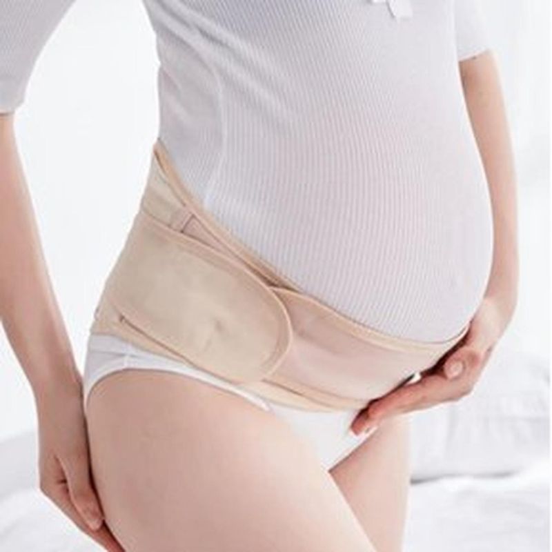 Cinturon-de-maternidad-para-mujeres-embarazadas-Beige---Talla-XXL
