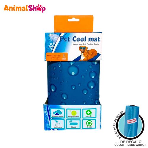 Cool Mat Para Perros Y Gatos Talla L Gotas 90 X 60