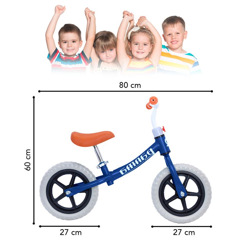 Bicicleta-de-Equilibrio-sin-Pedales-para-Niños-Azul-TB6