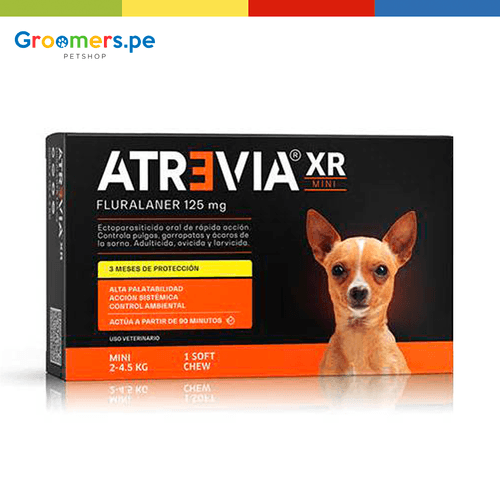 ANTIPULGAS PARA PERRO ATREVIA XR 125MG (2 - 4.5 KG)