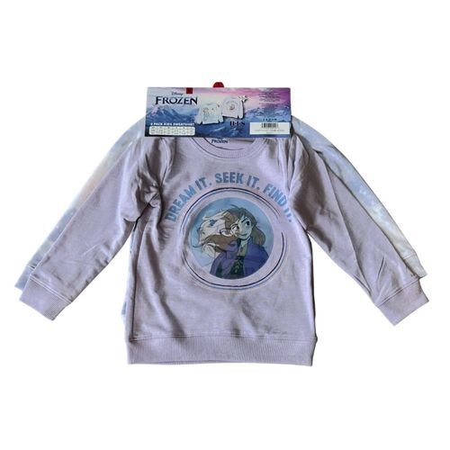 2-Pack Sweater o Polera Princesas FROZEN para Niñas DISNEY - Talla 7