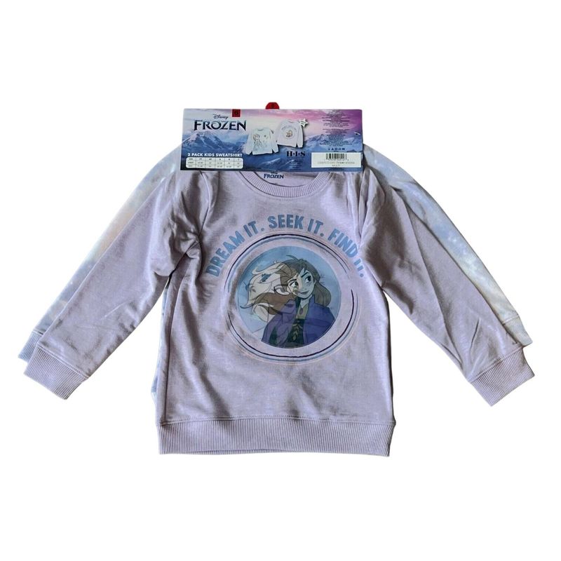 2-Pack-Sweater-o-Polera-Princesas-FROZEN-para-Niñas-DISNEY---Talla-7-