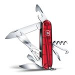 Navaja-Victorinox-Climber---Rojo-Transparente