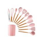 Set-de-Utensilios-para-Cocinas-de-Silicona-Multifuncional-por-12-pzas-Color-Rosado