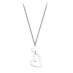 Collar-con-dije-doble-de-corazon---Plata-925