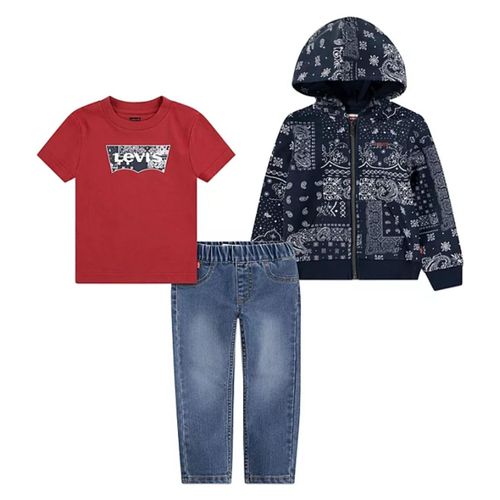 Conjunto 3 piezas Levi's Niños - Jean Polo y Casaca T2