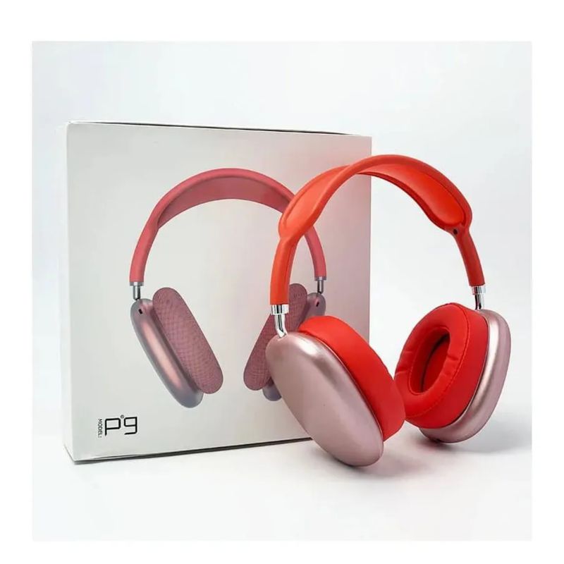 Audifonos-Bluetooth-P9-Over-Ear-50-Rojo