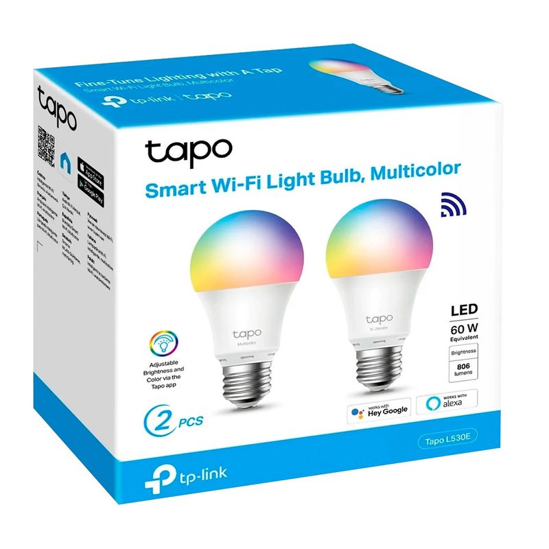 Foco-TP-Link-Tapo-L530E--2-Pack--Smart-Wi-Fi-Light-Bulb-Multicolor