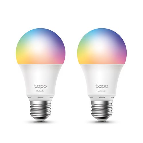 Foco TP-Link Tapo L530E (2-Pack) Smart Wi-Fi Light Bulb Multicolor