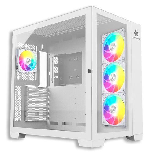 Case ANTRYX FX 900 WHITE, 2 Vidrio Templado, Argb Fan X4, USB TIPO-C