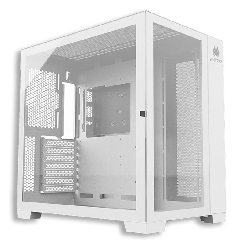 Case-ANTRYX-FX-900-WHITE-2-Vidrio-Templado-Argb-Fan-X4-USB-TIPO-C