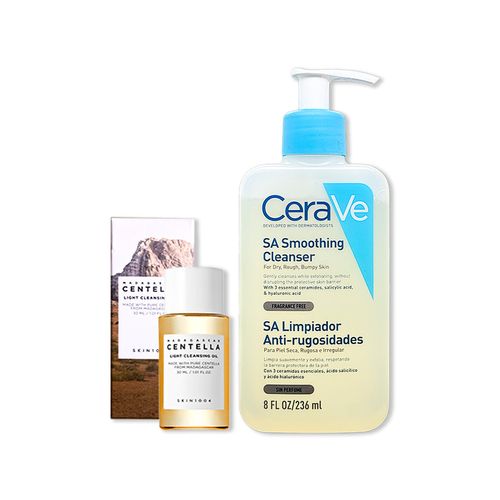 Aceite Limpiador Centella SKIN1004 + Limpiador Suavizante CeraVe