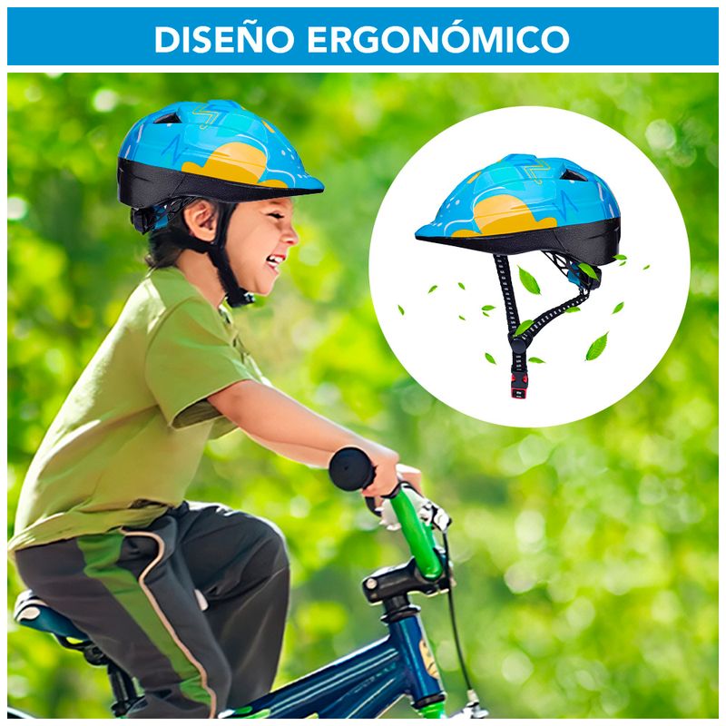 Casco-de-Bicicleta-Seguridad-Proteccion-para-Niños-Multicolor-AZ-C15