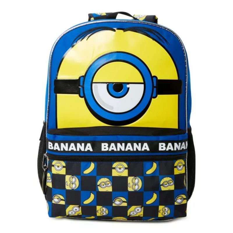 Mochila-para-niños-Minion---Azul