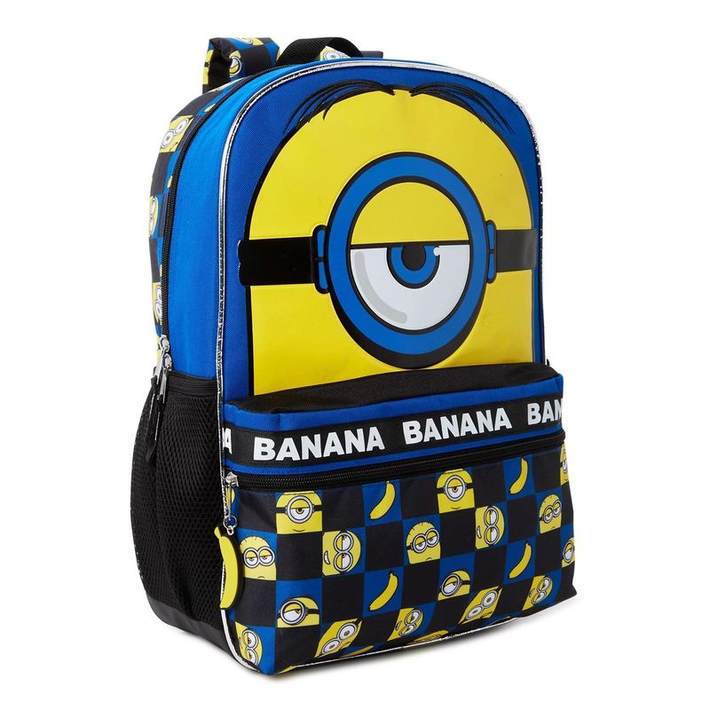 Mochila-para-niños-Minion---Azul