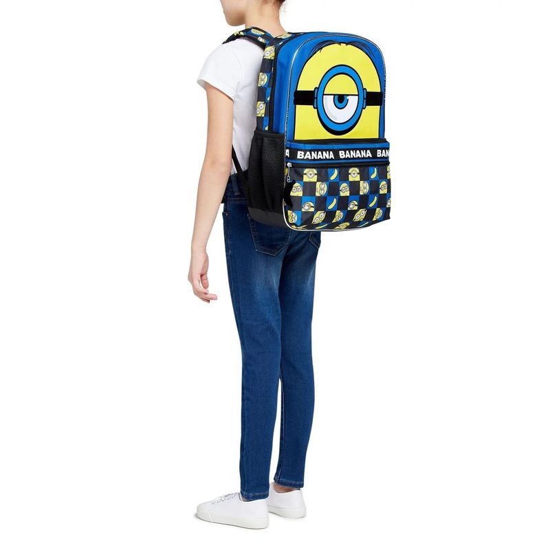 Mochila-para-niños-Minion---Azul