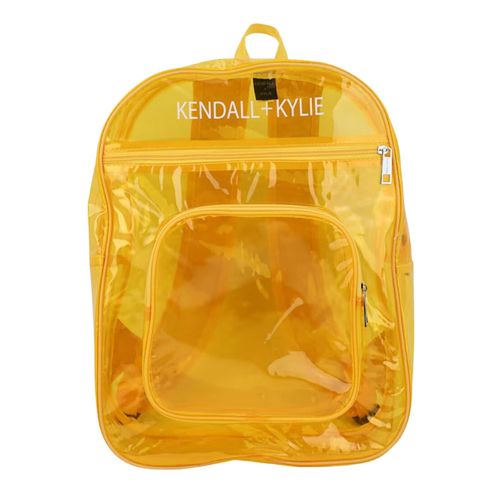 Mochila transparente Kendall + Kylie Red Amarillo