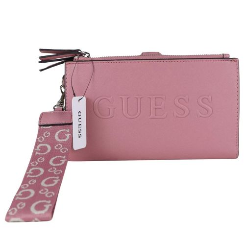 Billetera Wrislet Guess Doble Cierre Sandria