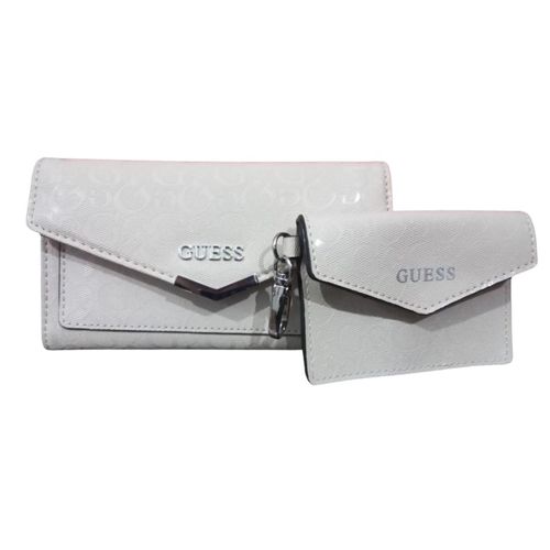 Set Billetera y Tarjetero Guess La Rosa SLG - Stone