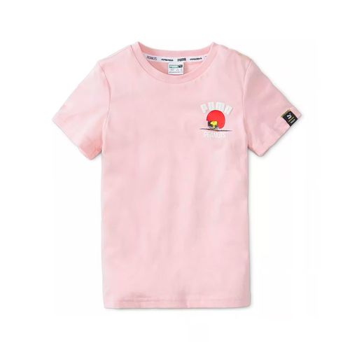 Puma Polo Peanuts Crew Neck Rosado Niñas Talla 2T