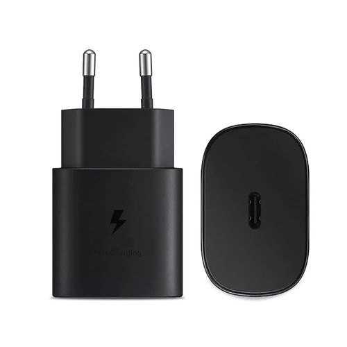 CARGADOR SAMSUNG 15W CUBO (ORIGINAL)Negro