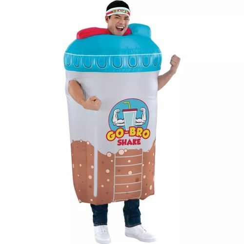 Disfraz Inflable para Adulto - Bebida Go Bro Shake