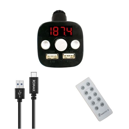 Transmisor Fm Bluetooth Fm Usb Aux Tf Manos Libres