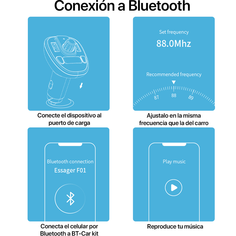 Adaptador-Bluetooth-Mp3-Llamadas-Cargador-Transmisor-Fm---Cable-USB-C-Gratis