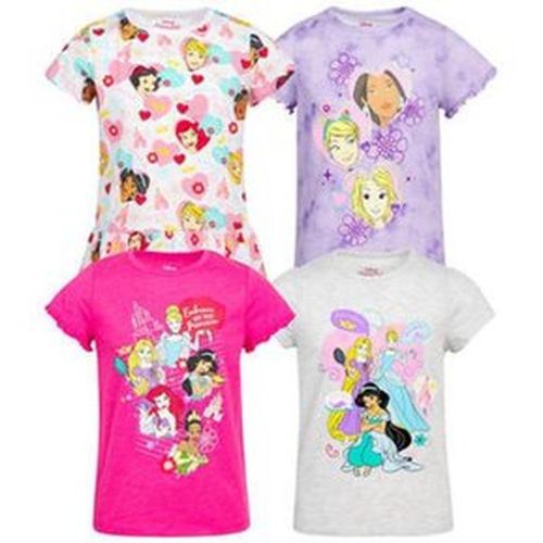 Pack 4 Polos Princesas Disney -  Talla 7