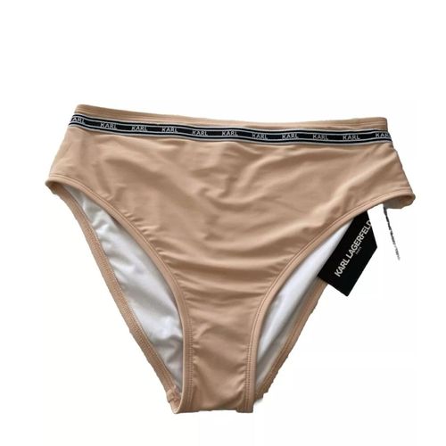 Calzon Bikini Bottom Karl Lagerfeld Tiro Alto - Coral - M