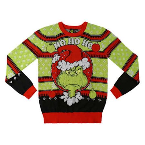 Sueter Navideño para Hombres The Grinch - S