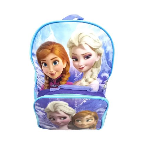 Set Mochila y Lonchera Aislada Frozen para niñas - Celeste