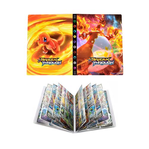 Pokemon Folder 9 Bolsillos Capacidad 540 Cartas Charmander