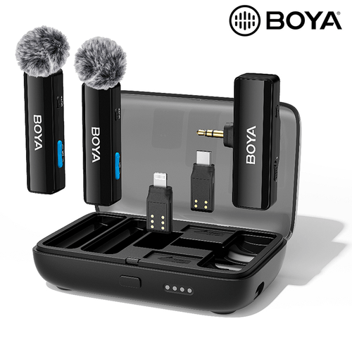 Micrófono Boya Boyalink Profesional Multiconexión Universal Dual