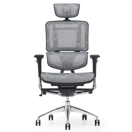 Silla de oficina Presidente Dubai Color Grey Ergonómica