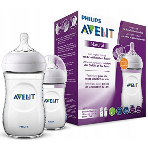 BIBERON AVENT NATURAL 2.0 PACK 2 UNI DE 260 ML SCF033/27