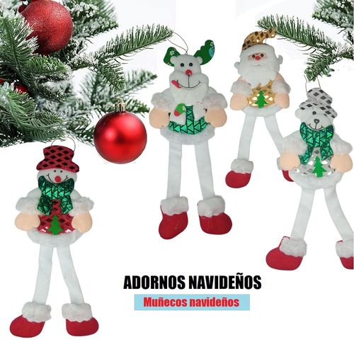 Adornos navideños colgantes para adornar tu casa set de 12