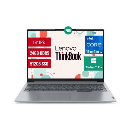 Laptop Lenovo ThinkBook 21KH00F424G Intel Core i7 24GB RAM 512GB SSD 16 FHD Windows 11