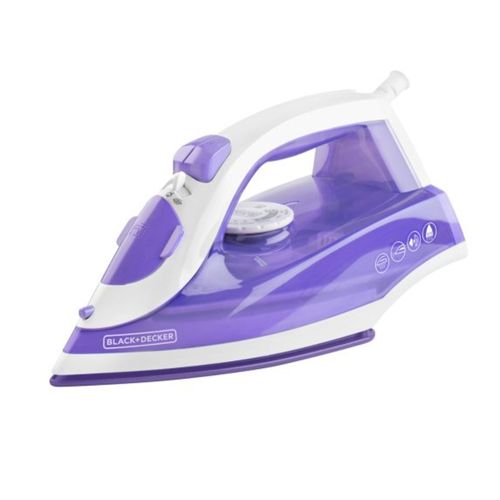 Plancha TrueGlide con Golpe de Vapor BLACK & DECKER Lila 1200W IRBD204 (MUNDO ELECTRONICO) - copy