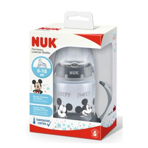 Vaso de Aprendizaje Nuk First Choice 150ml CT Mickey Gris