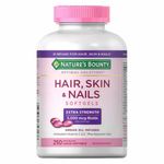 Natures-Bounty-Extra-Fuerte-Hair-Skin---Nails-Biotina-5000-Mcg-250-cap