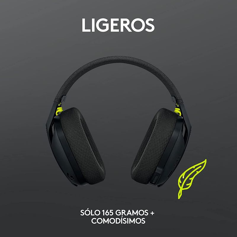 Audifonos-Gaming-Logitech-G435-Lightspeed-Wireless---Negro