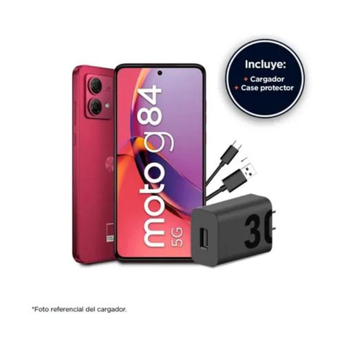 Motorola Celular G84 5G 256GB 8GB 6.5" Magenta