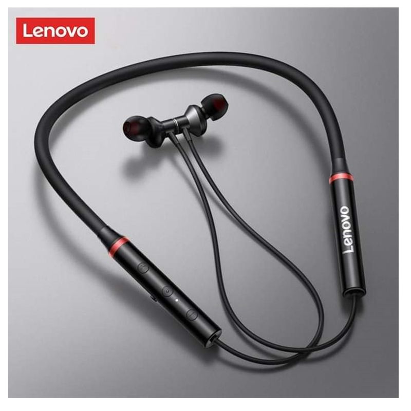 Audifono-Bluetooth-Lenovo-HE05X-Banda-Magnetica-Negro