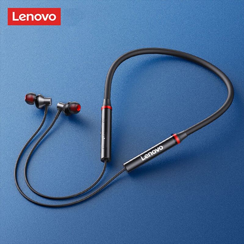 Audifono-Bluetooth-Lenovo-HE05X-Banda-Magnetica-Negro