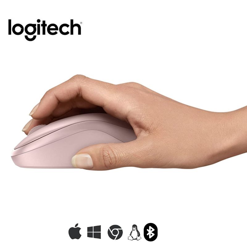 Mouse-Logitech-M240-Silent-Wireless-Bt-Rosa