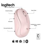 Mouse-Logitech-M240-Silent-Wireless-Bt-Rosa