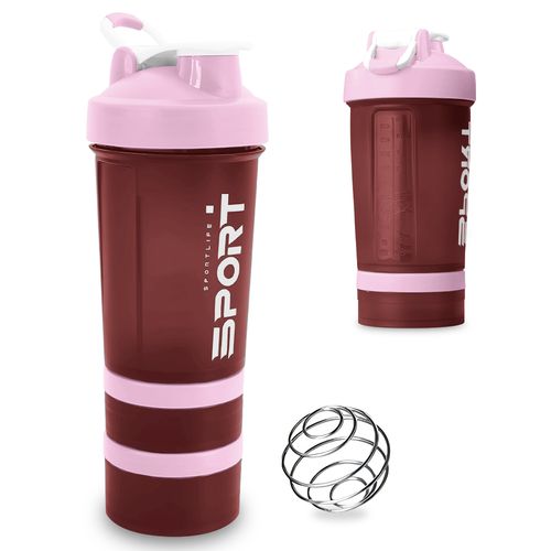 Shaker Gym Tomatodo Deportivo 500ml Rosado MR4